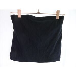 NWT Everlane The Tube Top S Black Crop Strapless Tank